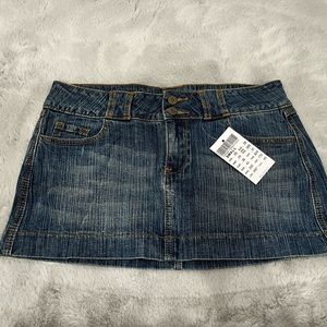 Brandy Melville denim mini skirt